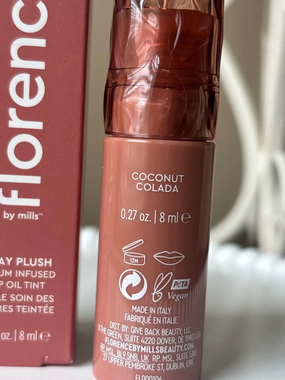 Florence by Mills Stay Plush Serum Infused Lip Oil Tint